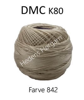 DMC K80 farve 842 Mørk beige